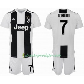 Nogometni Dresovi Juventus Ronaldo 7 Dječji Domaći 2018/2019 Kratkih Rukava